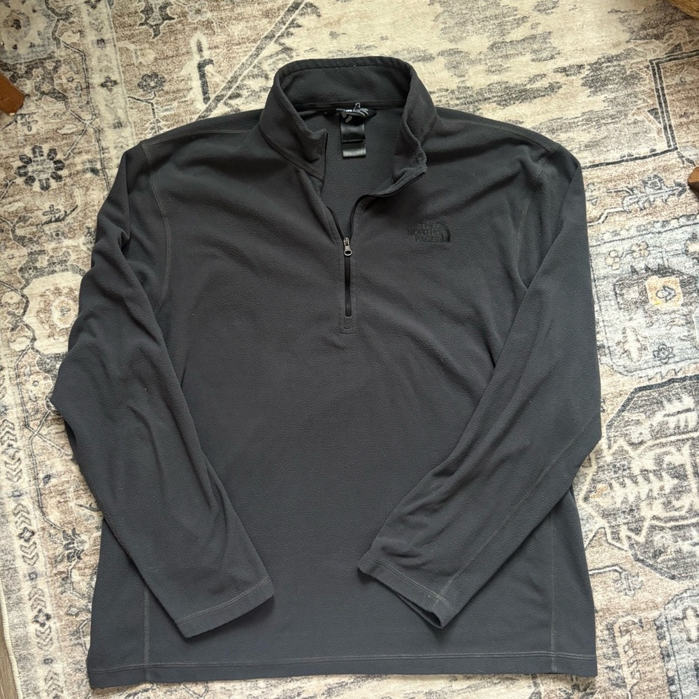 The north face quarter zip Fleece sweater men’s XL